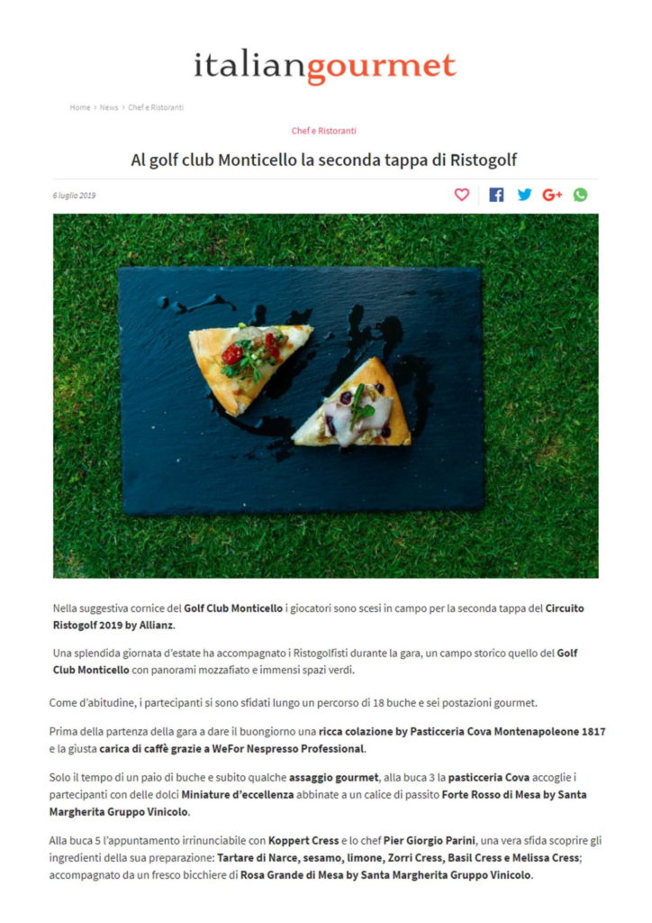 Italian Gourmet6 Luglio 2019
