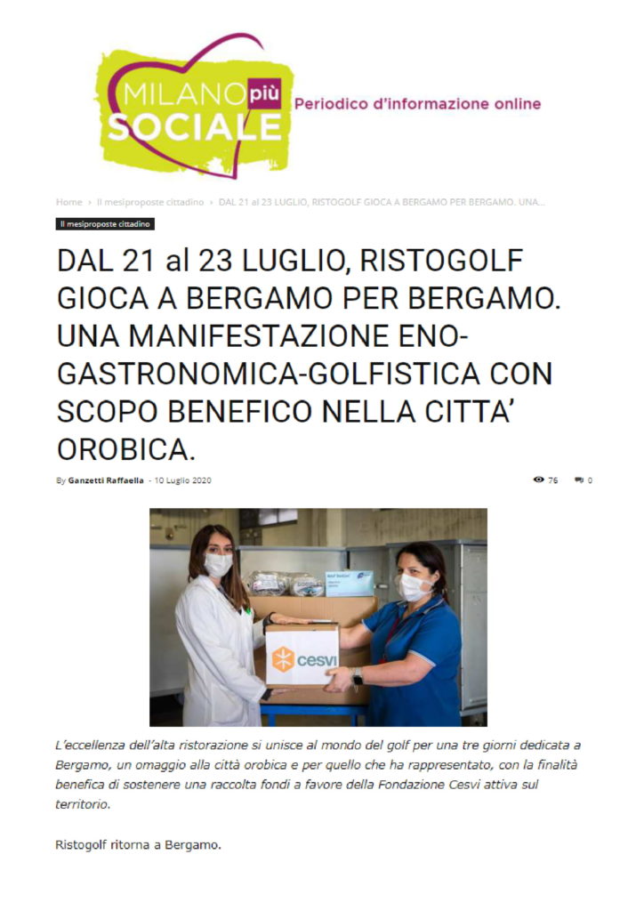 Milano Più Sociale10 Luglio 2020