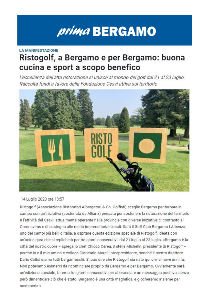 Prima Bergamo14 Luglio 2020
