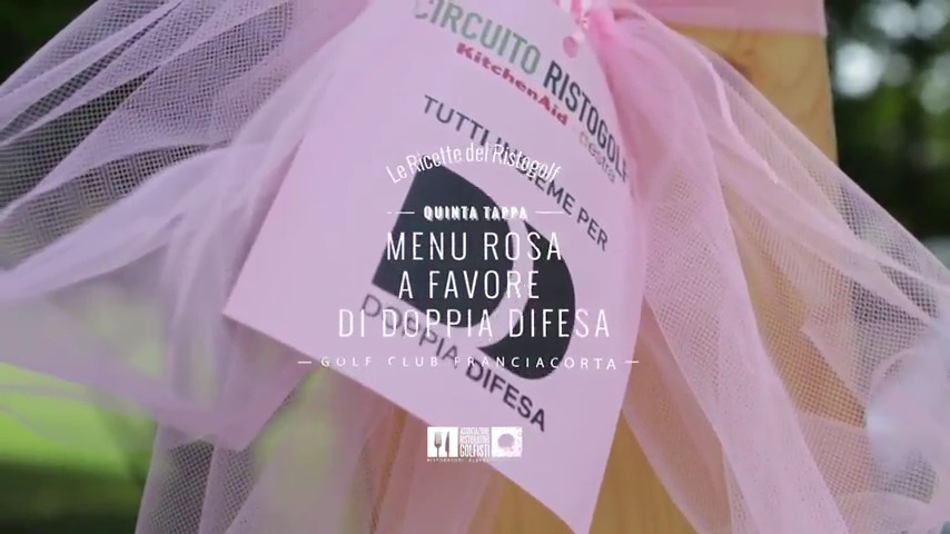 27 Settembre 2017Menu “rosa” dedicato a Doppia Difesa Onlus