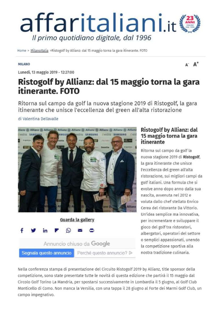 Affari Italiani13 Maggio 2019