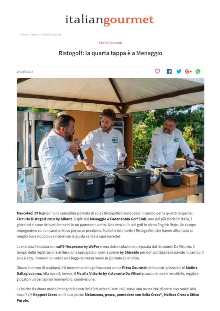 Italian Gourmet25 Luglio 2019