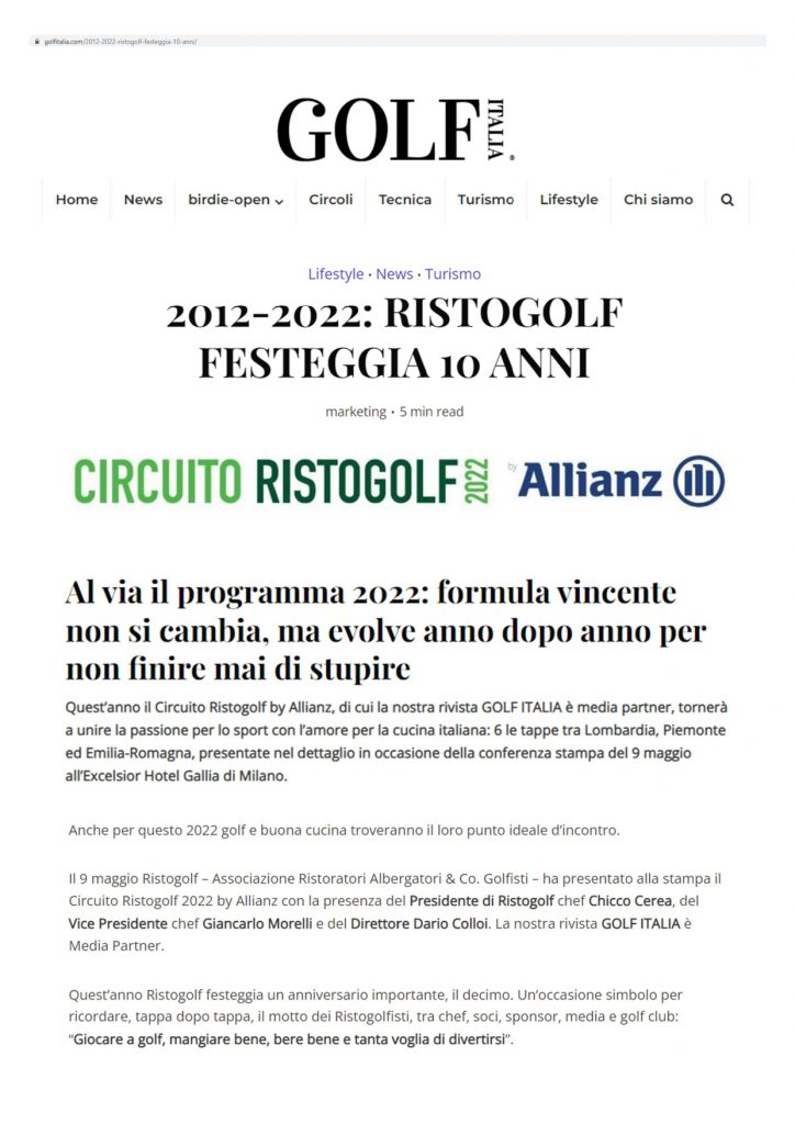 Golf Italia06 Giugno 2022