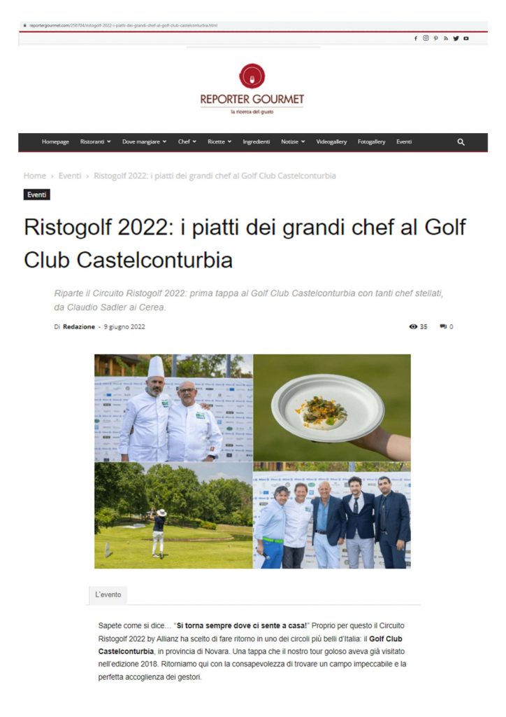 Reporter Gourmet09 Giugno 2022