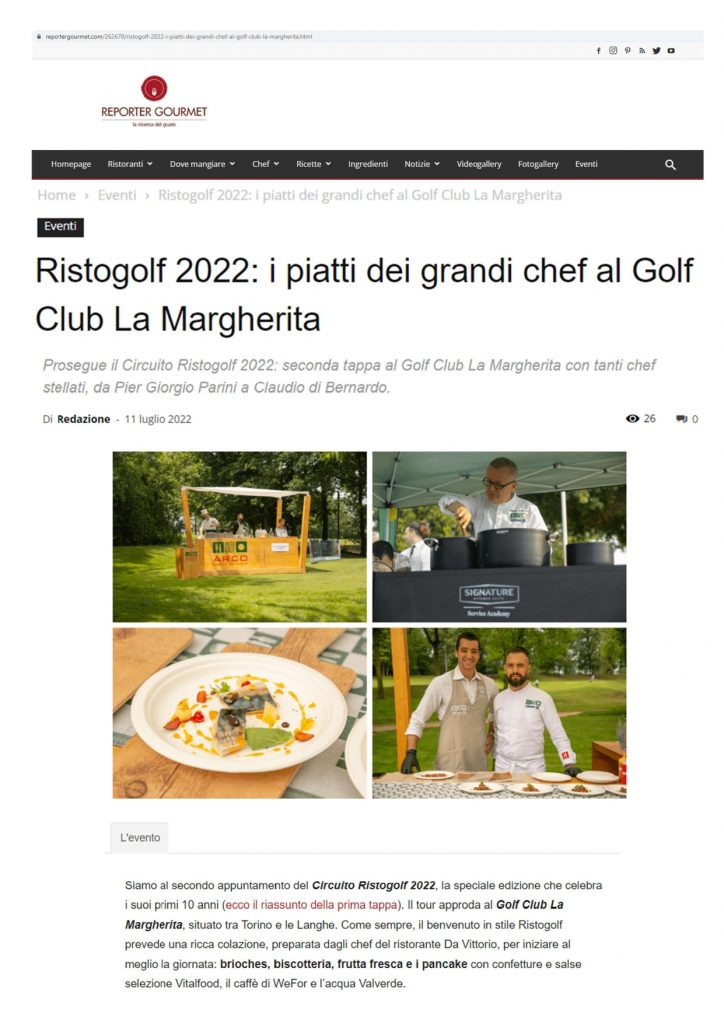Reporter Gourmet11 Luglio 2022