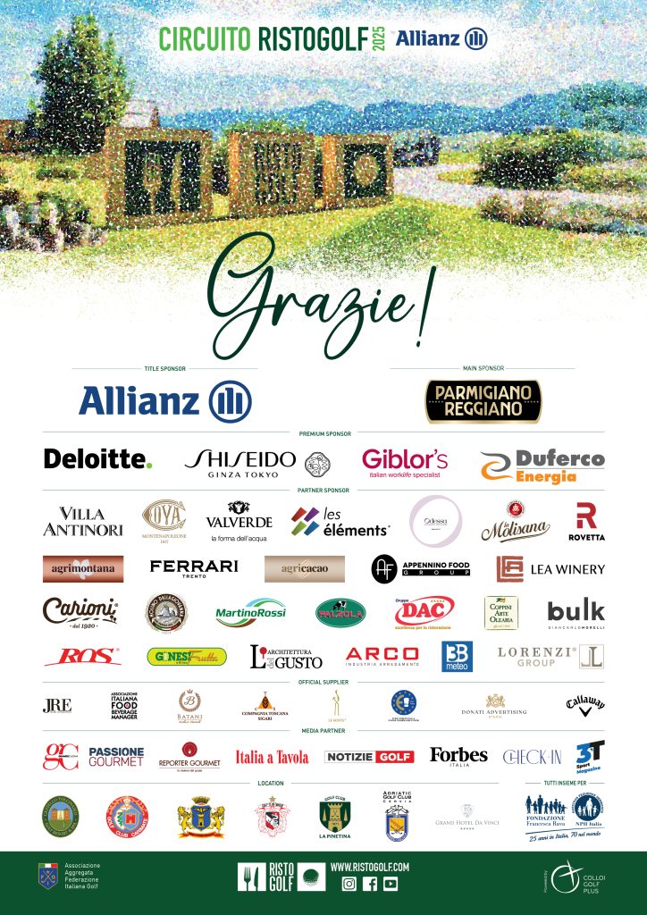Circuito Ristogolf 2025 by Allianz: GRAZIE!